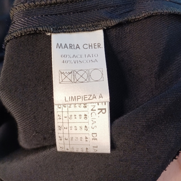 MARIA CHER Classic Black Pleated Office Mini Skirt - Picture 10 of 16